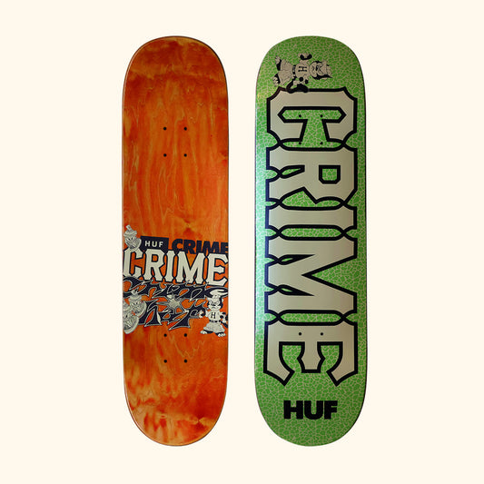 HUF x CRIME SKATEBOARD DECK