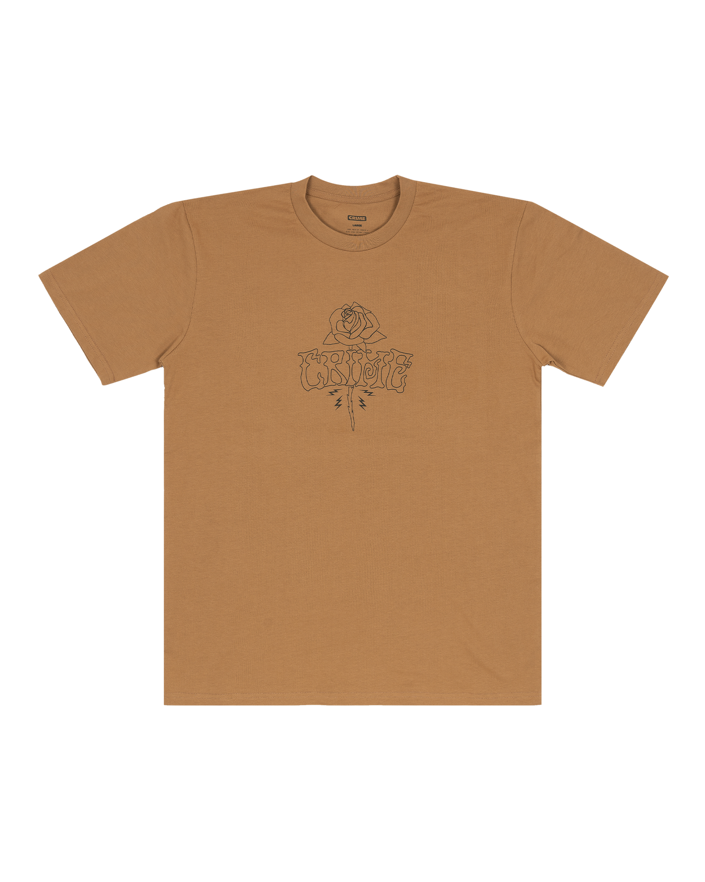 Rose T-Shirt - Camel