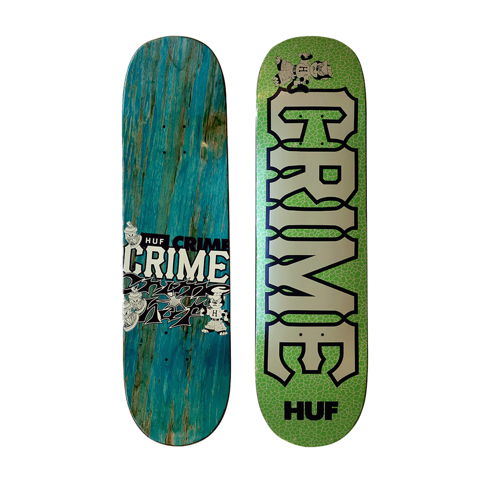HUF x CRIME SKATEBOARD DECK