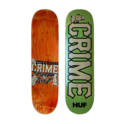 HUF x CRIME SKATEBOARD DECK