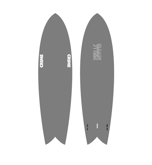 値下げ交渉可】CRIME KEEL FISH 5`7 クライム ツイン フィン付 値下げ交渉可】CRIME KEEL FISH 5`7 クライム ツイン フィン付